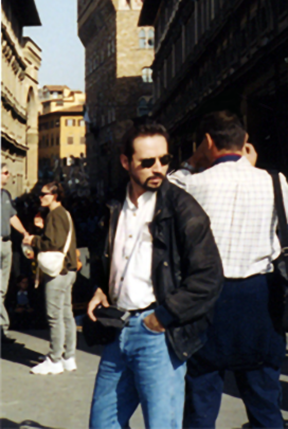 John-Rivera-Resto,-Florence,-Italy-2000