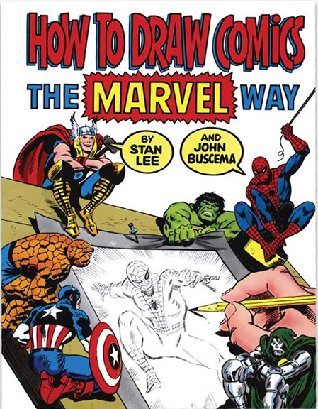 how_to_draw_the_marvel_way book cover