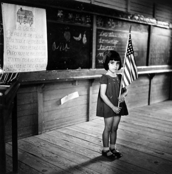pledging-allegiance,-by-jack-delano