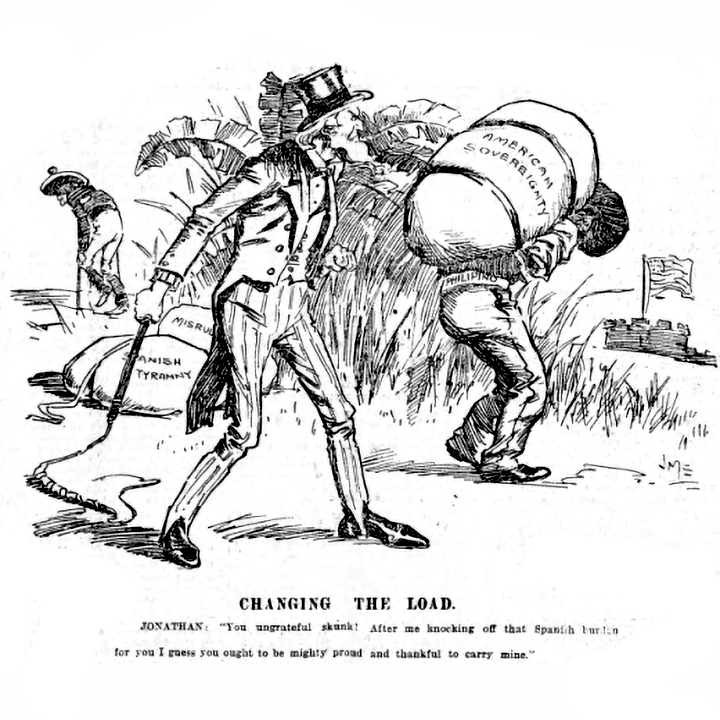 you ungrateful skunk, political cartoon