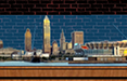the cleveland skyline scale model