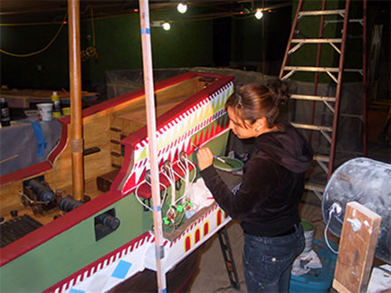 spanish-galleon-reconstruction,-by-john-rivera-resto,-2012,-denise-aviles-painting-details