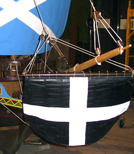 spanish-galleon-reconstruction,-by-john-rivera-resto,-2012,-detail-of-sprit-sail-rigging