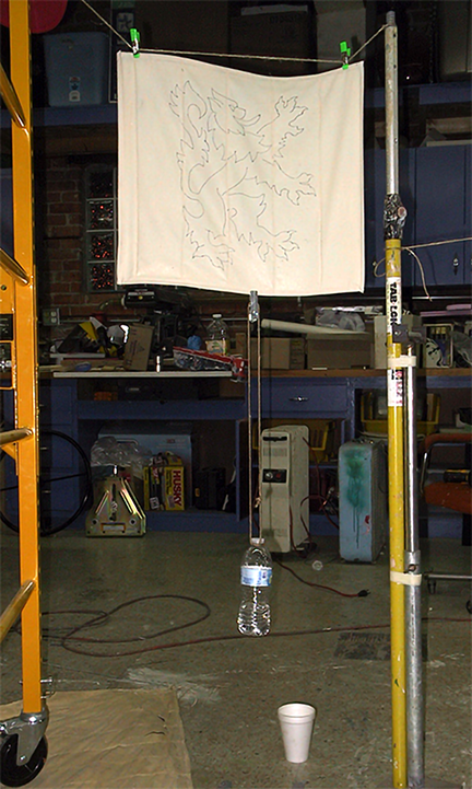 spanish-galleon-reconstruction,-by-john-rivera-resto,-2012,-flag-secured-for-drying