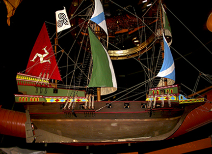 spanish-galleon-reconstruction,-by-john-rivera-resto,-2012,-galleon-suspended