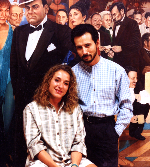 John-Rivera-Resto-and-Karyl-Kniepper-at-the-studio-1994