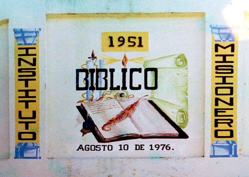 church sign in puerto rico by john rivera-resto, 1976