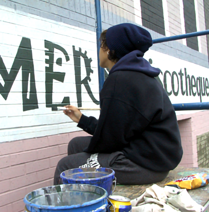 amanda painting sign