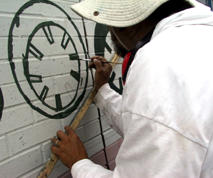outlining sign letters