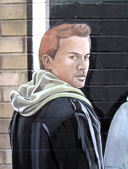 closeup view of dealer