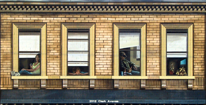 second level images on building 1 are completed