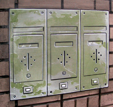 second set of mailboxes completed