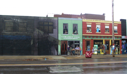 rainy day on the worksite
