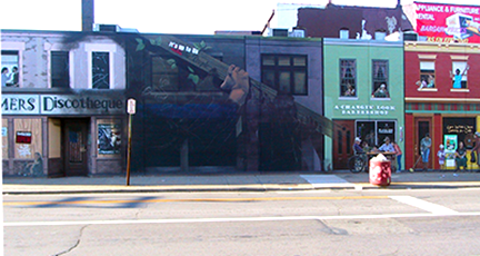 painting the flowering beam