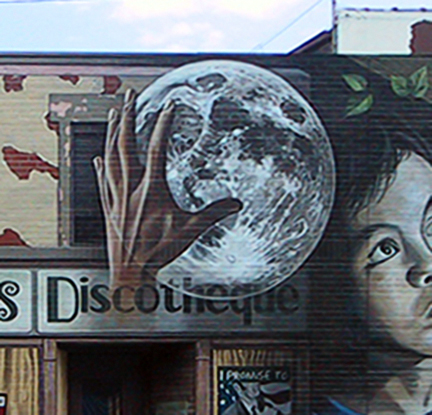 the hand reaching for the moon completed