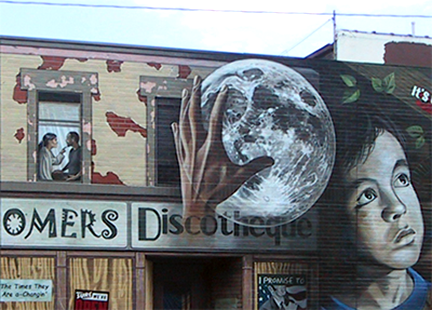 the hand reaching for the moon completed