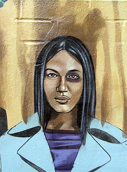 the face of the runaway teanager