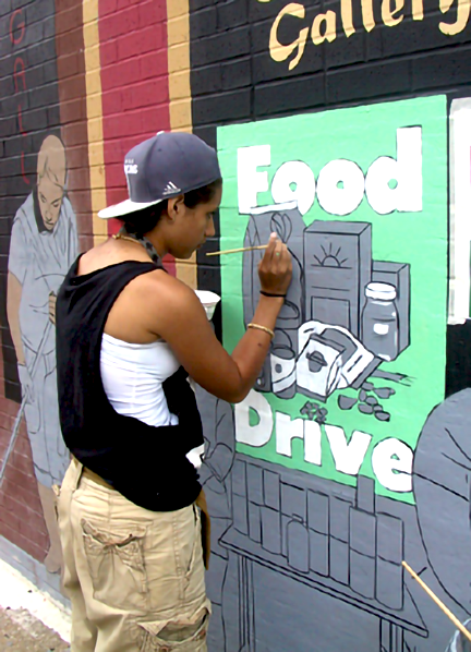 Amanda painting poster