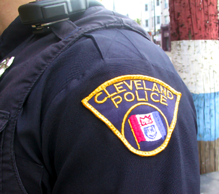 cleveland officer's shirt patch