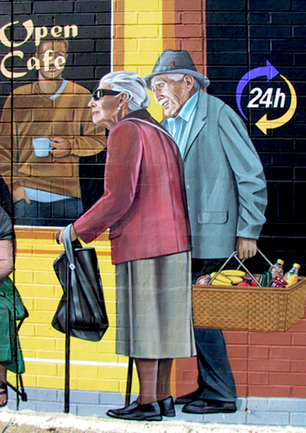 elderly couple