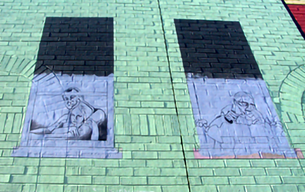 top windows on building 5 ready to be worked on