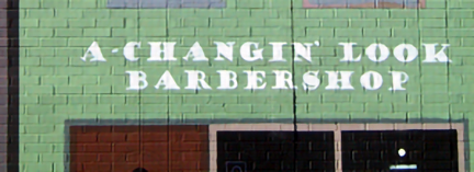 barbership sign completed