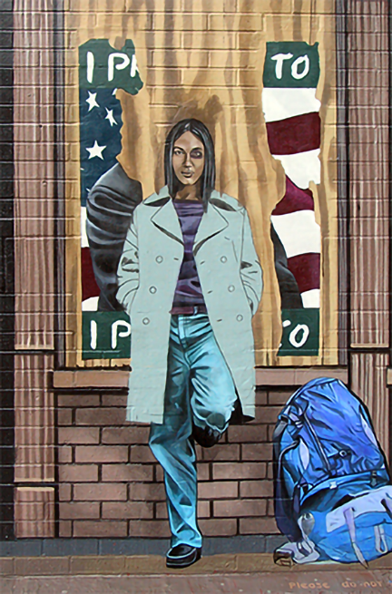 painting the runaway girl