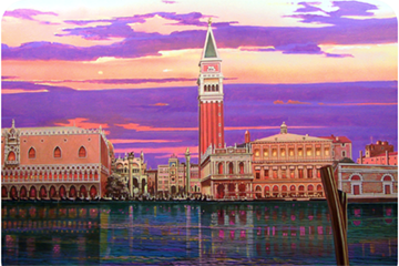 italian village mural detail 8