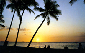 a puerto rican sunset