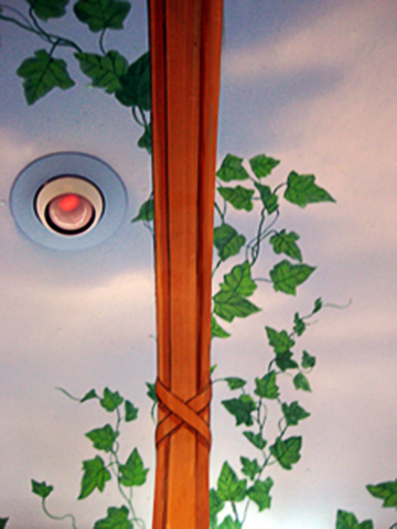 detail of ivy leaves