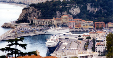 the port city of nice