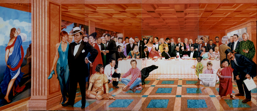 The Thinkers Coffee House Mural, by John Rivera-Resto