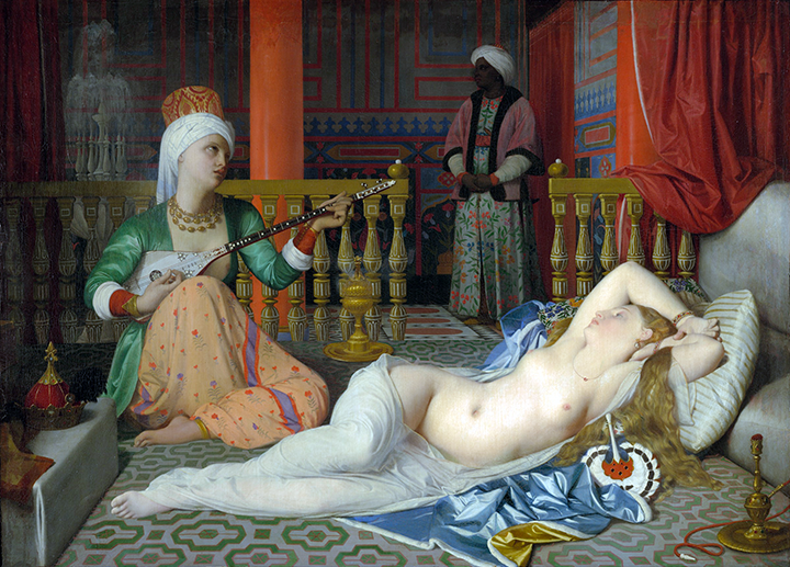 Odalisque-with-Slave,-by-jean-auguste-dominiqaue-ingres