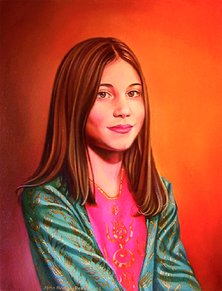 Zeda-Ergun's-daughter,-portrait-by-John-Rivera-Resto,-2002
