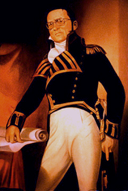 portrait-of-Mr.-Clark-G.-Waite,-by-John-Rivera-Resto,detail-1,-1995