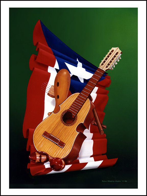 Puerto-Rico,-hoy-ayer-y-para-siempre--painting-by-John-Rivera-Resto,