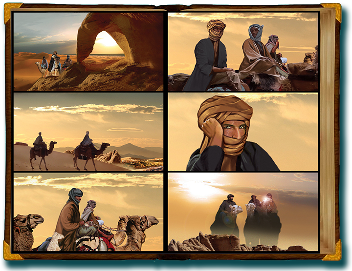 the-citadel-by-dan-russell,-digital-paintings-for-a-graphic-novel,-by-john-rivera-resto,-2010,pgs-14-15